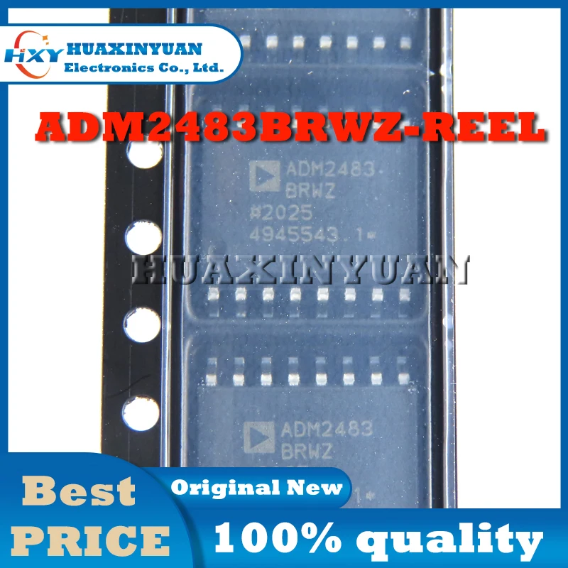 10 шт./лот ADM2483BRWZ ADM2483BRWZ-REEL SOP-16 полудуплексный изолированный бриллиантовый трансивер, новый оригинальный бриллиантовый трансивер