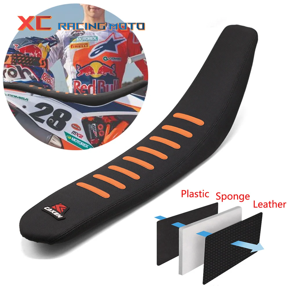 Мотоциклетные сиденья с алмазным рисунком Нескользящие водонепроницаемые для KTM