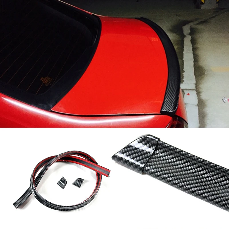 

Универсальный автомобильный спойлер для заднего бампера, 1,5 м, Резиновая полоса для защиты автомобилей, грузовиков, украшение для заднего б...