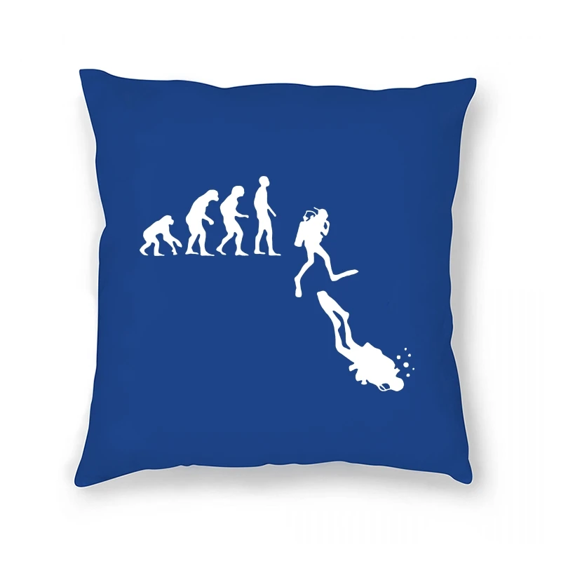 

Funny Casual Pillow Case Pure Evolution Diving Print Camisas Unisex Clothes