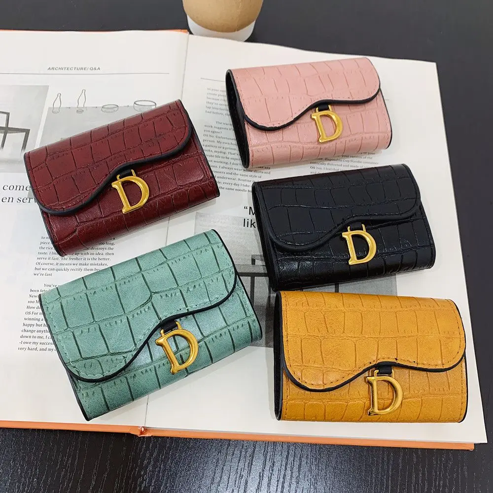 

Women Short Wallet Luxury Mini Coin Purse Women's Purse Letter Wallet Multi-Card Card Holder Small Wallet Coin Purse Clutch Bag