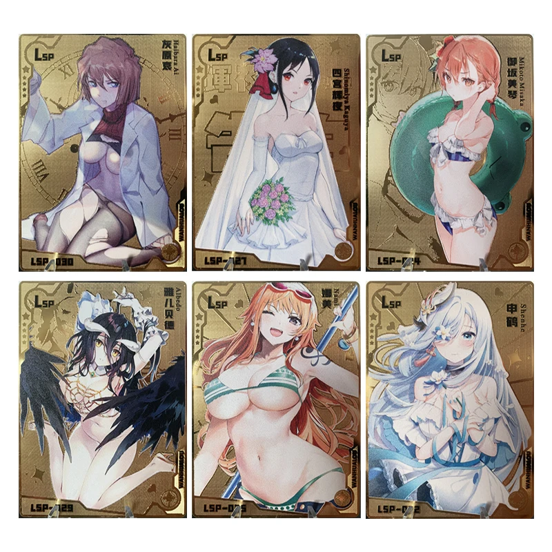 

Мультяшная металлическая карточка с героями аниме «История богини нами мицури», коллекционные игровые карточки, рождественские подарки на день рождения, детские игрушки