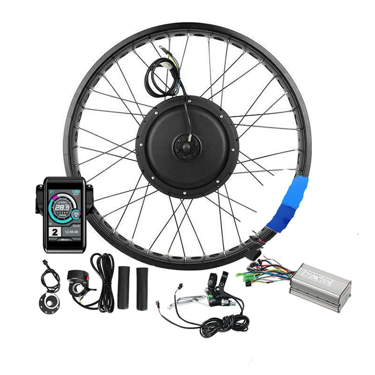 

72v motor 3000w 20*4.0 " alloy wheels rim with spokes+2 pieces full twist throttle+2 pieces brake lever+ 60A Controller+ SW900
