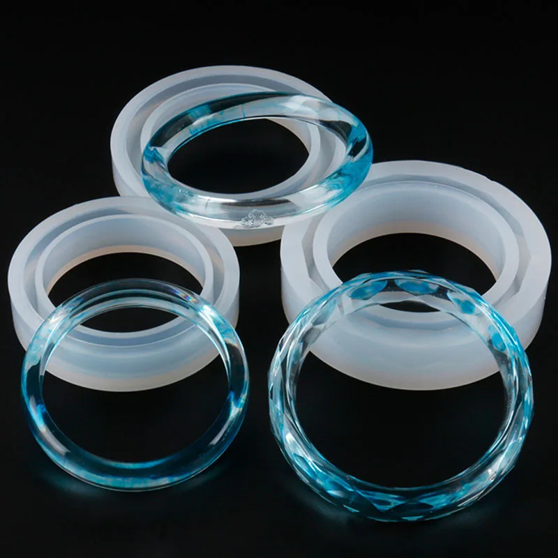 

Bracelet Bangle Resin Epoxy Molds Casting Silicone UV Resin Mould Tools For DIY Jewelry Making Bracelet Accessories Set