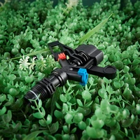 360 degree plastic swivel sprinkler farm irrigation sprinkler connector rotary nozzle gardening watering