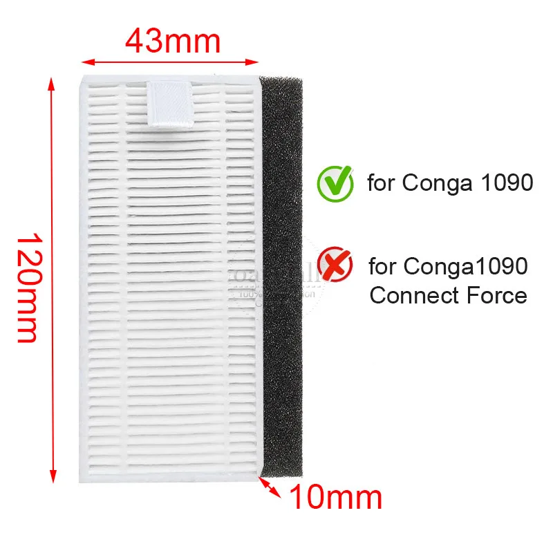 Запасные части для серий Cecotec Conga 1090 аксессуары пылесоса сменный комплект