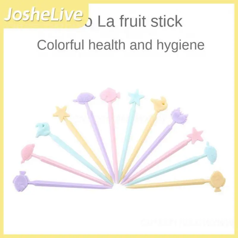 

Милая вилка для фруктов, искусственная коробка для декора, новая пластиковая закуска для пищевых продуктов, десертные украшения, вилки, украшение, творческое мини