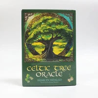 celtic tree oracle fate divination tarot card table game with online guidebook for adult children board game