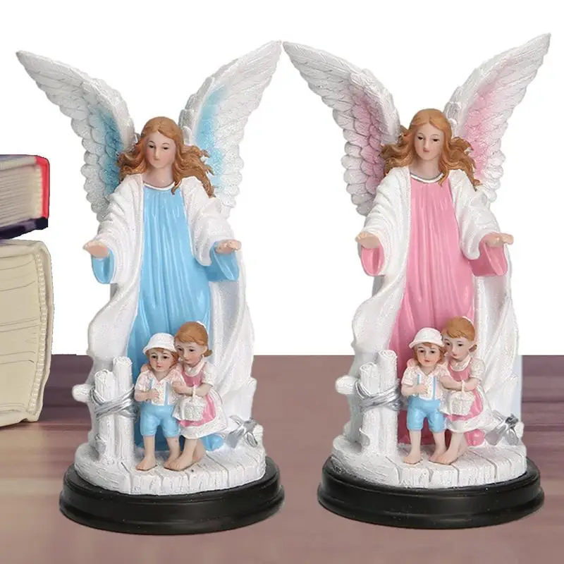 

Jesus Christ Statue Sculpture European Religious Ornaments Little Cute Angel Figures Christian Birthday Gift Christ Poses Jesus