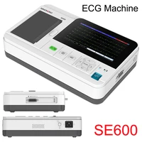 se600 7 touch screen digital elektrokardiograph waveform 3 6 channel 12 lead ecg machine ekg monitor with printer pc software