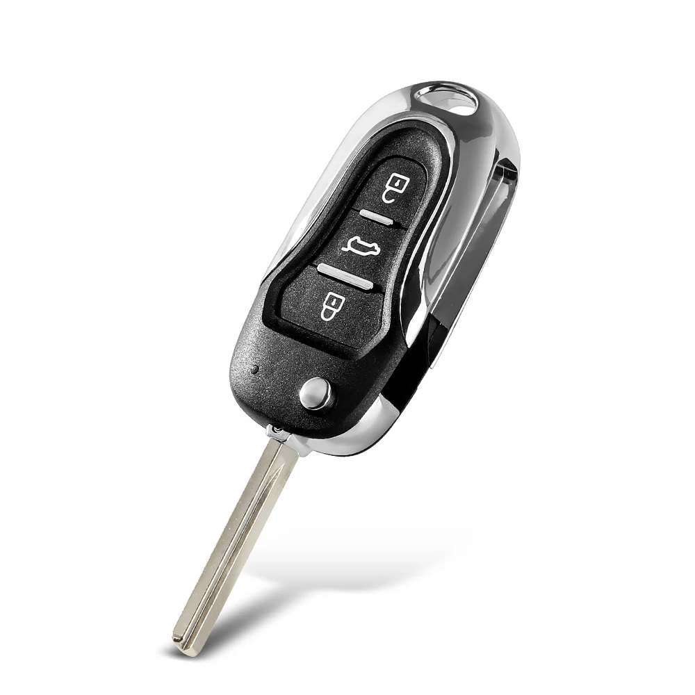 Фото Модифицированный корпус KEYYOU для дистанционного ключа для Hyundai I20 I30 IX35 I35 Accent Kia Picanto Sportage K5, складной Автомобильный ключ с 3 кнопками №3