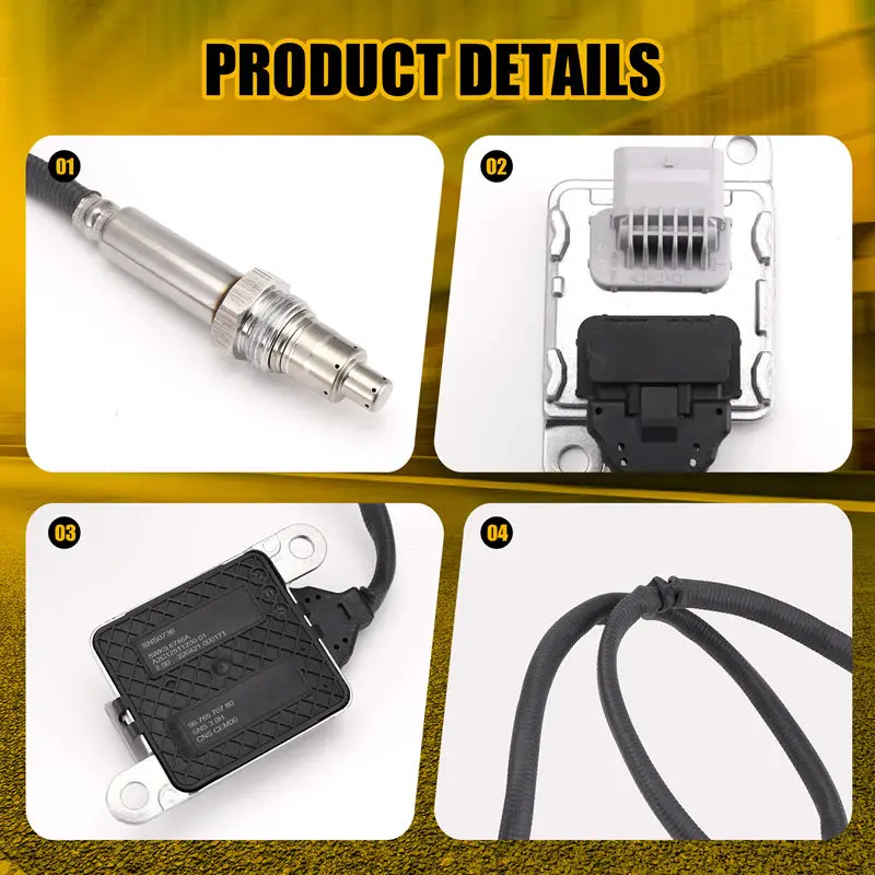 6-КОНТАКТНЫЙ 9678570780 Датчик оксида азота Nox для Citroen Peugeot 1.6Hdi 2.0 Hdi Diesel 5WK96746A