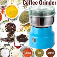 walfos electric coffee grinder multipurpose stainless steel machine cereals nuts beans spices grain powder crusher kitchen tools