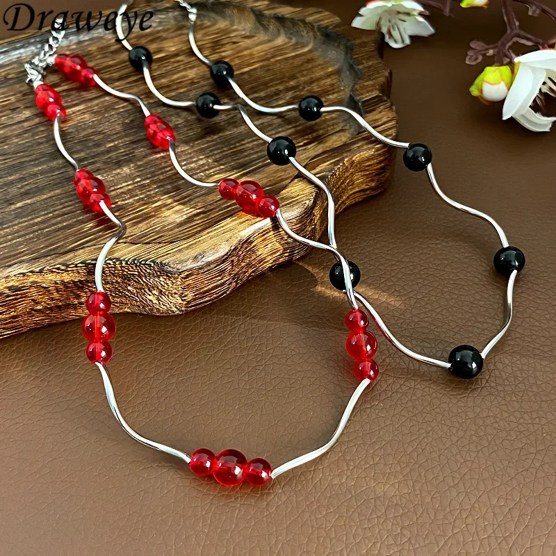 Ожерелья Draweye в китайском стиле для женщин винтажные Элегантные Простые