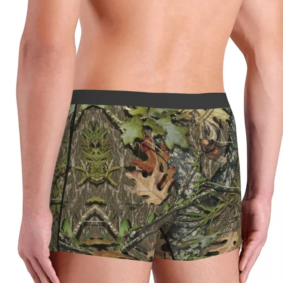 Фото Valentine's Day Male Real Tree Camouflage Camo Pattern Underwear Boxer Briefs Stretch Shorts Panties Underpants For Husband №4