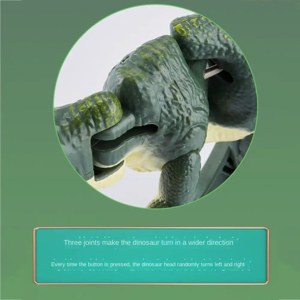 С качающимся прикусом игрушки-динозавры модель тираннозавра Рекса