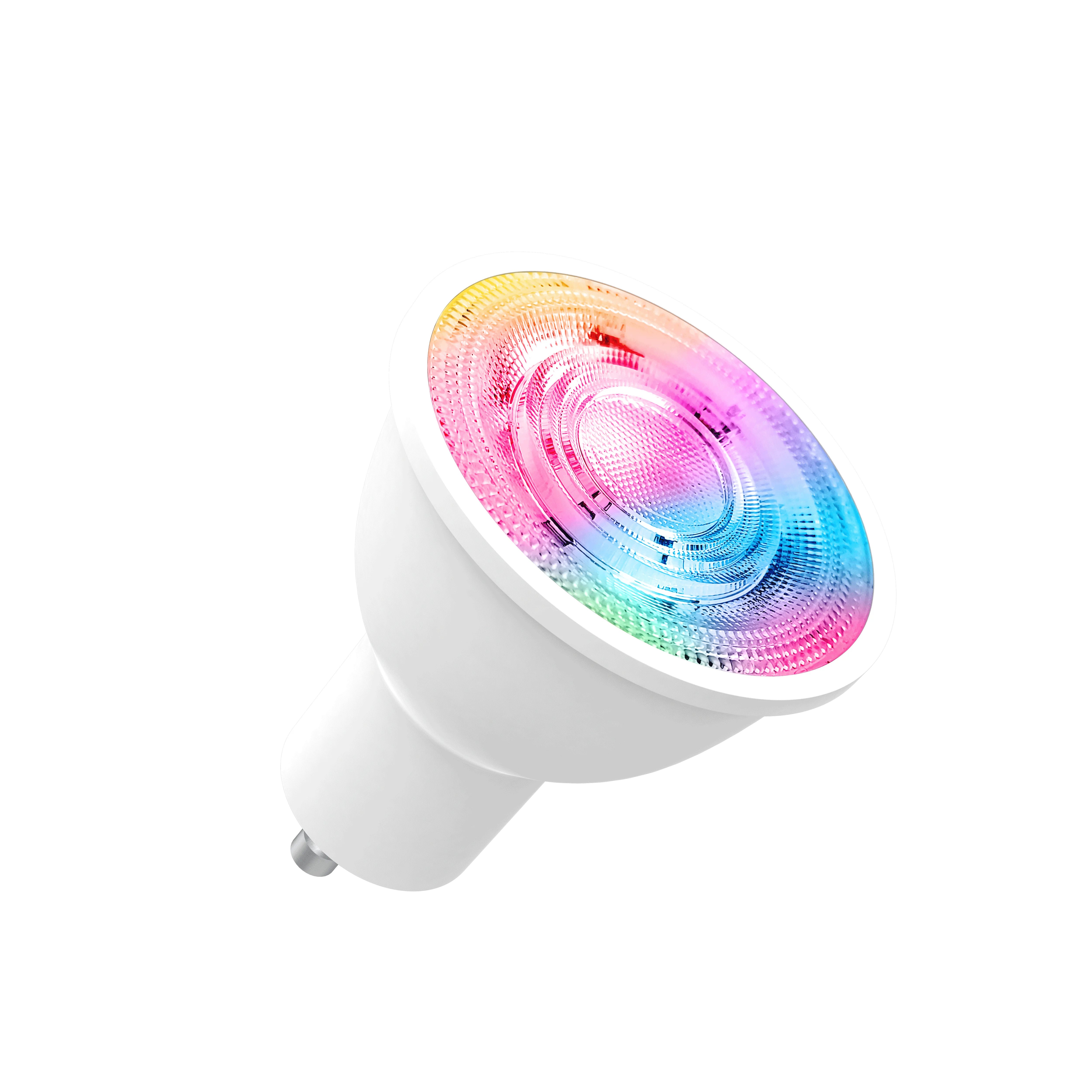 

Tuya Zigbee Smart Bulb GU10 Smart LED Light Bulbs Spotlight RGB+CW Dimmable Lamp Smart Life Control Via Alexa Google Home