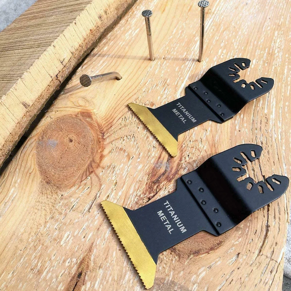 

3Pcs Titanium Oscillating Multitool Saw Blades For Wood Hard Material Metal Cutting Black Decker Milwaukee Ryobi Power Tool