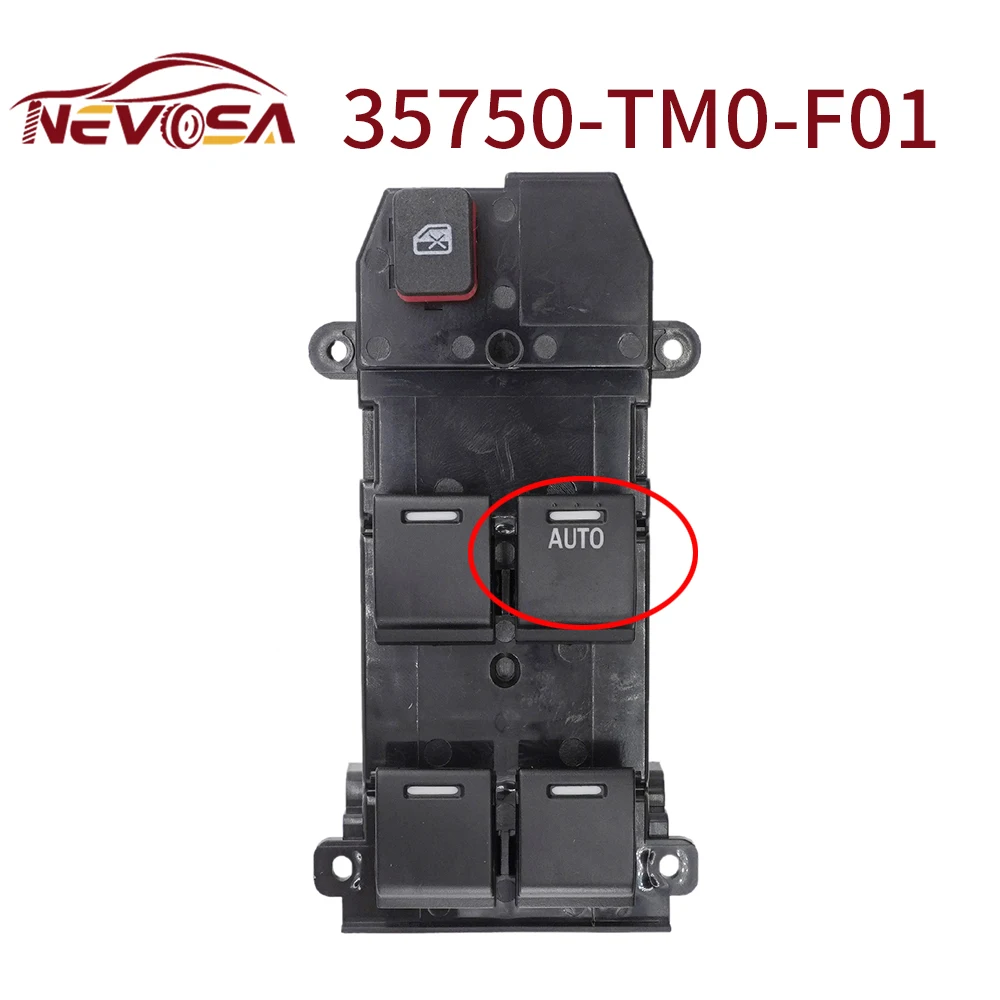 

Выключатель стеклоподъемника evosa для Honda FIT 2009 для Honda City 2007-2012, 35750-TM0-A01 35750TM0A01 35750-TM0-F01 35750TM0F01