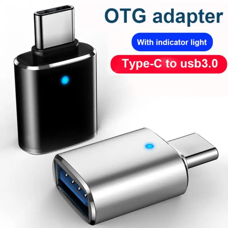 

Convenient Usb Type C Adapter Aluminum For Samsung Usbc Otg Connector Portable Charging For Macbook Samsung S20 Mini
