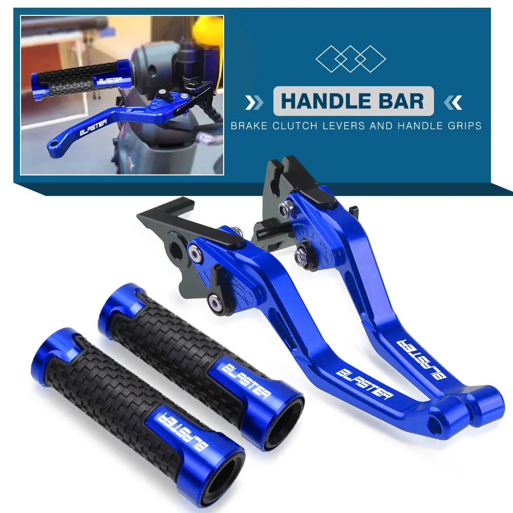 

Motorcycle Accessories Short Brake Clutch Levers 78''22MM Handlebar Handle Bar Grips For YAMAHA Blaster YFS 200 YFS200 2005-2006