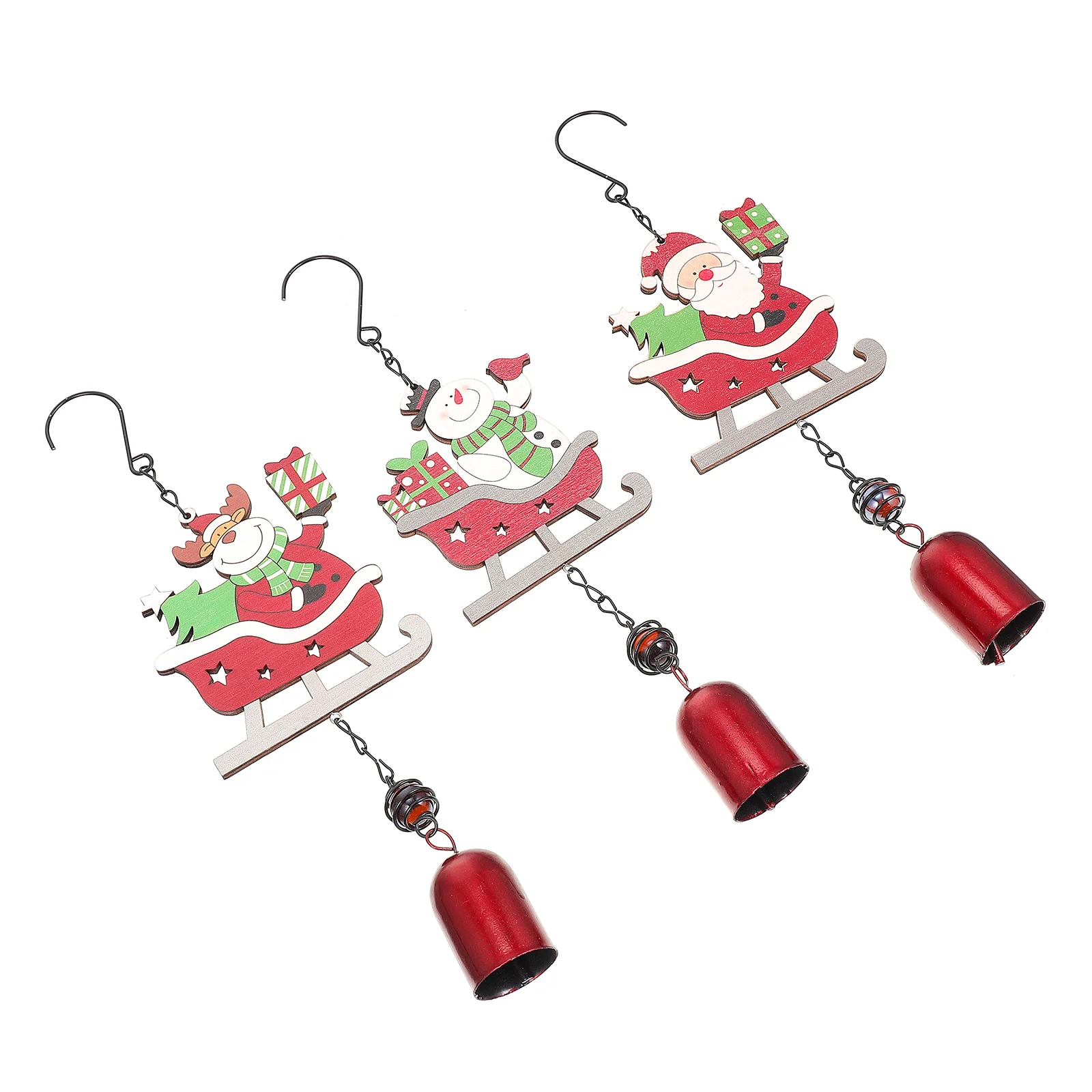 

3Pcs Christmas Wind Chimes Festival Hanging Decorations Creative Housewarming Gift