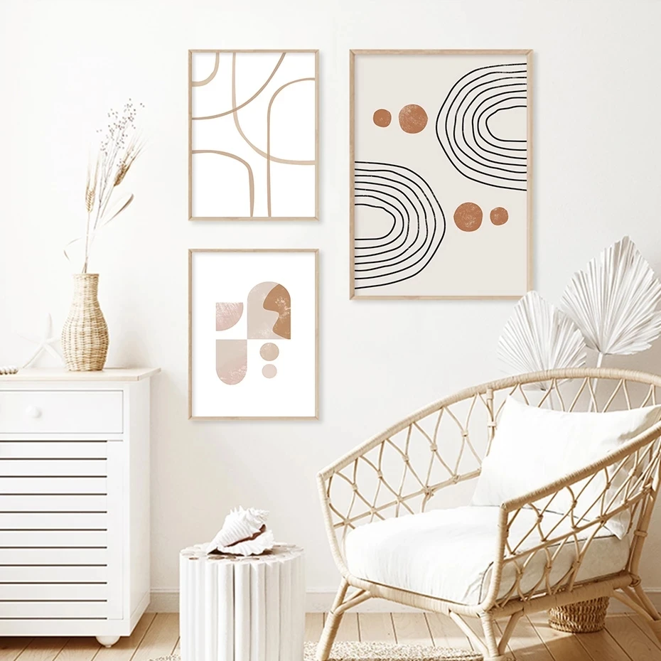 

Abstract Wall Art Print Lines Poster Minimalist Prints Sand Posters Modern Canvas Painting Nordic Wall Pictures Home Decoration