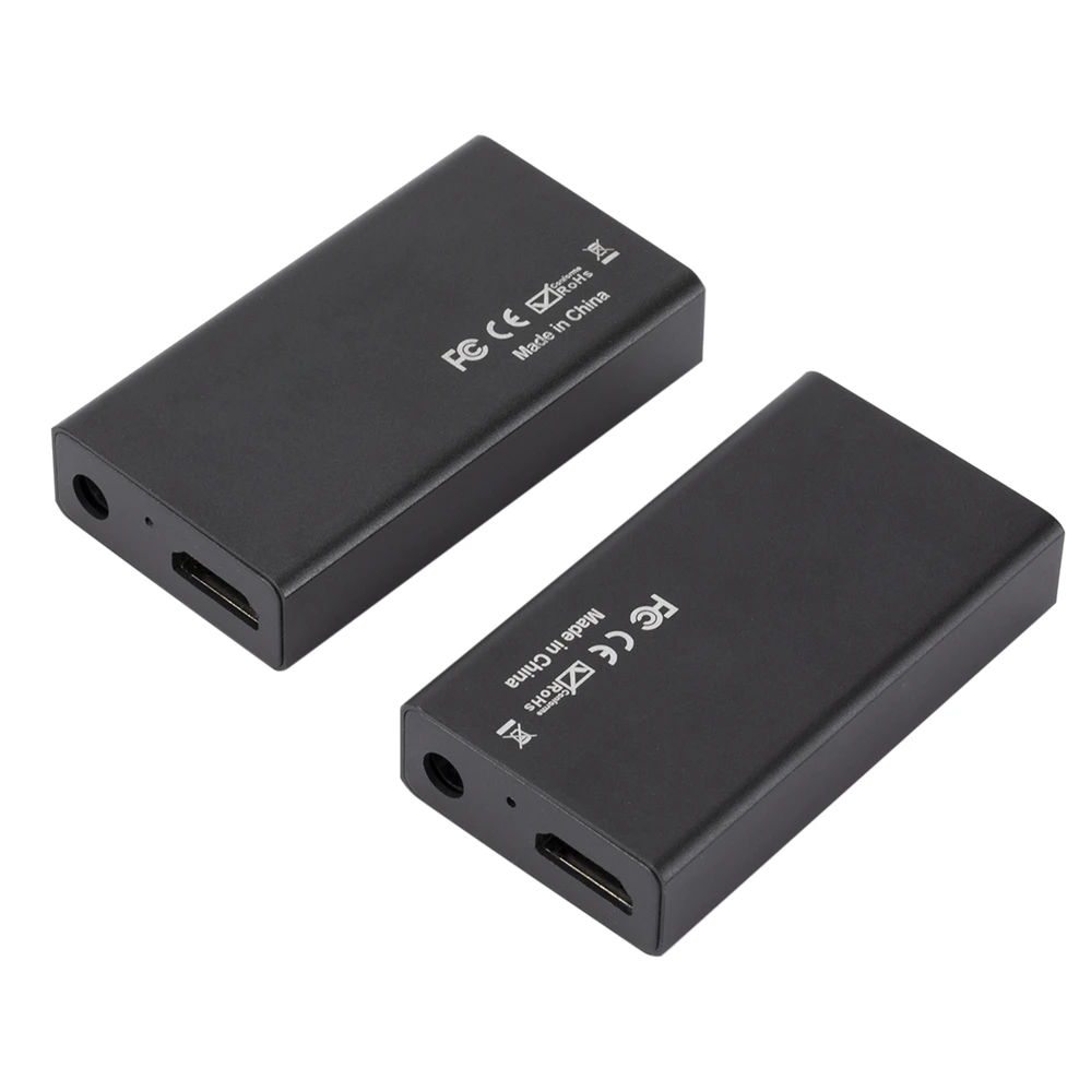 Mini 60M HDMI Extender Cable (Receiver &amp Transmitter ) Over signle RJ45 Cat5e Cat6 Ethernet Sender Receiver for PC |
