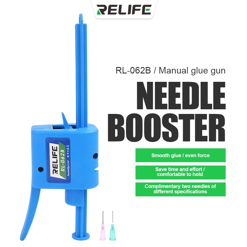 

RELIFE RL-062A RL-062B Glue Gun Needle Booster Syringe Oil Solder Adhesive Paste Structural Adhesive Manual Dispenser Tools