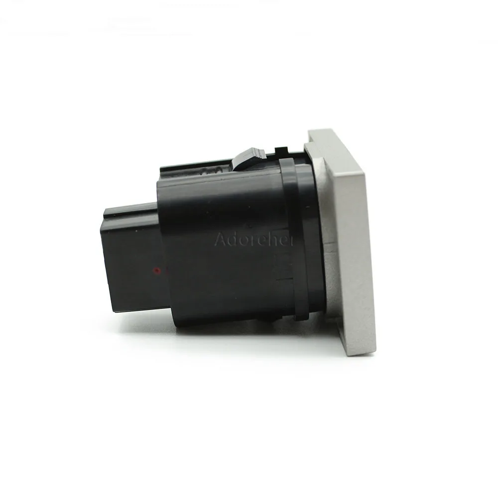 Серебряная Автомобильная фотолампа кнопка с соединительным проводом для Ford Focus 2