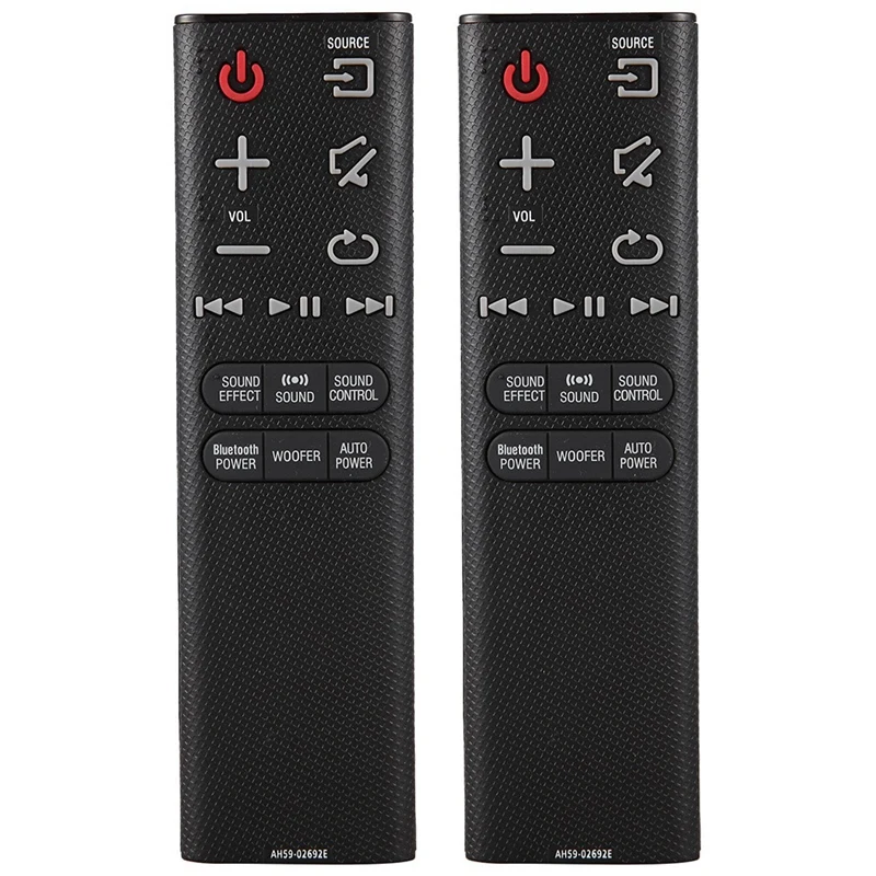 2X фото пульт дистанционного управления для Samsung Audio Soundbar System Ah59-02692E Ah59-02692E/Za Ps-Wj6000