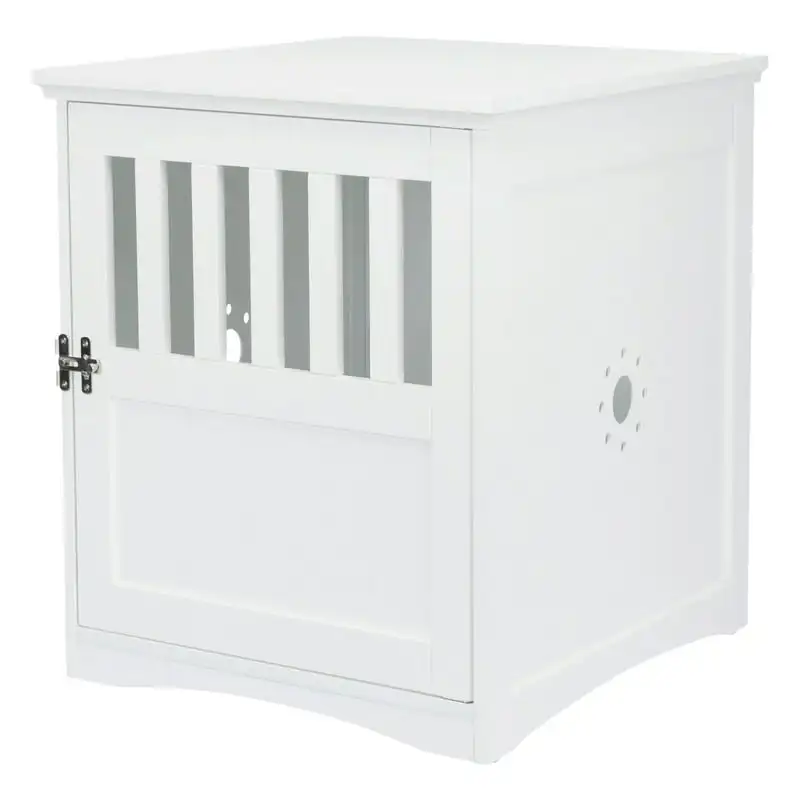 

Style 1-Door Wooden Indoor Crate for Dogs, White
