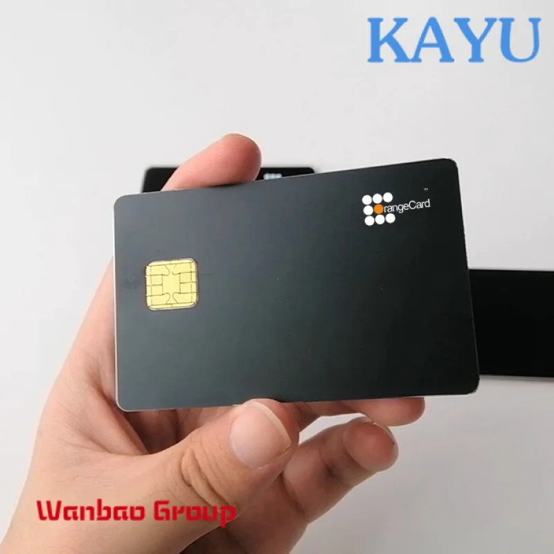 Luxury Dual Interface EMV Metal Cards with NFC Function