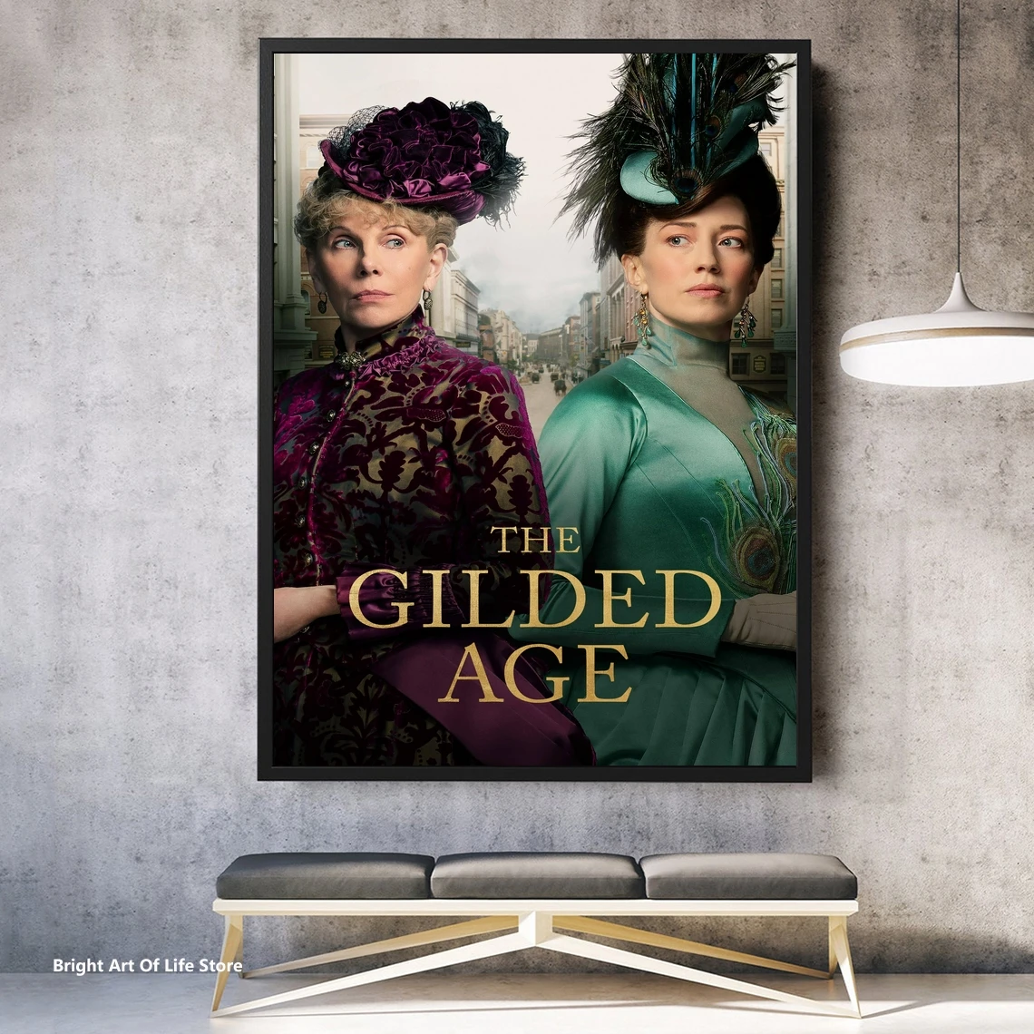 

Позолоченный постер для ТВ-сериала «век», плакат со звездами и актёрами на холсте, фотопечать, настенная живопись, домашний декор (без рамки)