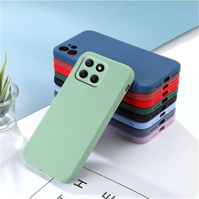 For Honor 70 Lite Case Cover Huawei Honor 70 Lite Capas Bumper Shockproof TPU Liquid Silicone Soft Cover Honor 70 Lite 5G Fundas