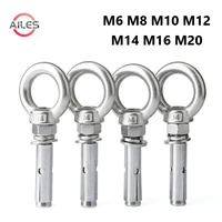 m6 m16 sleeve anchor concrete expansion eye bolt 304stainless steel installation artifact hook universal ring expansion screws