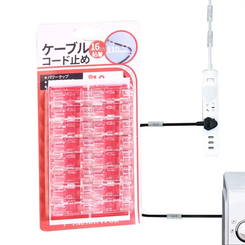 

Липкие Акриловые зажимы для управления кабелями, органайзеры для проводов, многофункциональный легкий менеджер кабелей для дома