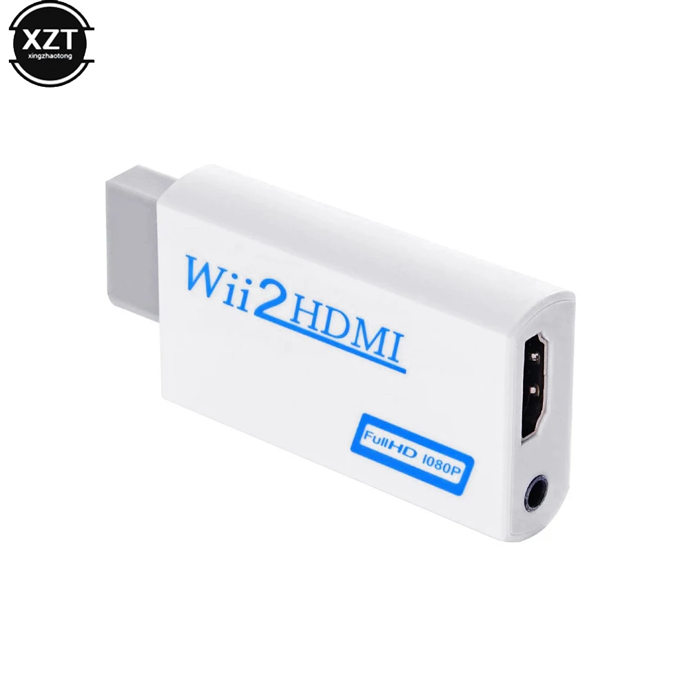 1 Full HD 1080P Wii to HDMI-compatible Converter Adapter Wii2HDMI-compatible Converter 3.5mm Audio for PC HDTV Monitor Display images - 6