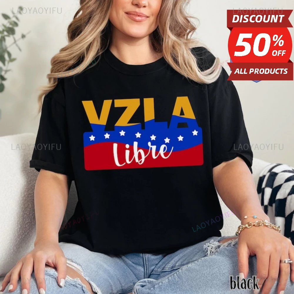 Футболка с графическим принтом Венесуэла для мужчин и женщин футболка коротким