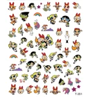 10 упаковок 3D мультяшных наклеек для ногтей Disney, Стич, звезда, делью, Микки Маус, аниме наклейки для ногтей, творческая работа, слайдер для ногтей