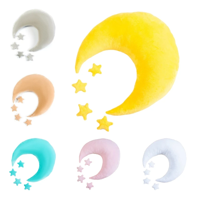 

Baby Posing Beans Moon Pillow Stars Set Newborn Photography Props Infants Photo Shooting Accessories