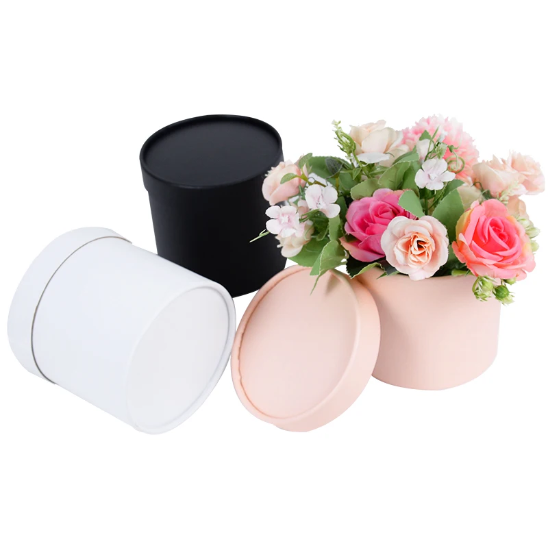 Es Round Cardboard Box For Gift Candy Chocolate Packaging Home Flower Arrangement Wedding Centerpiece Decor