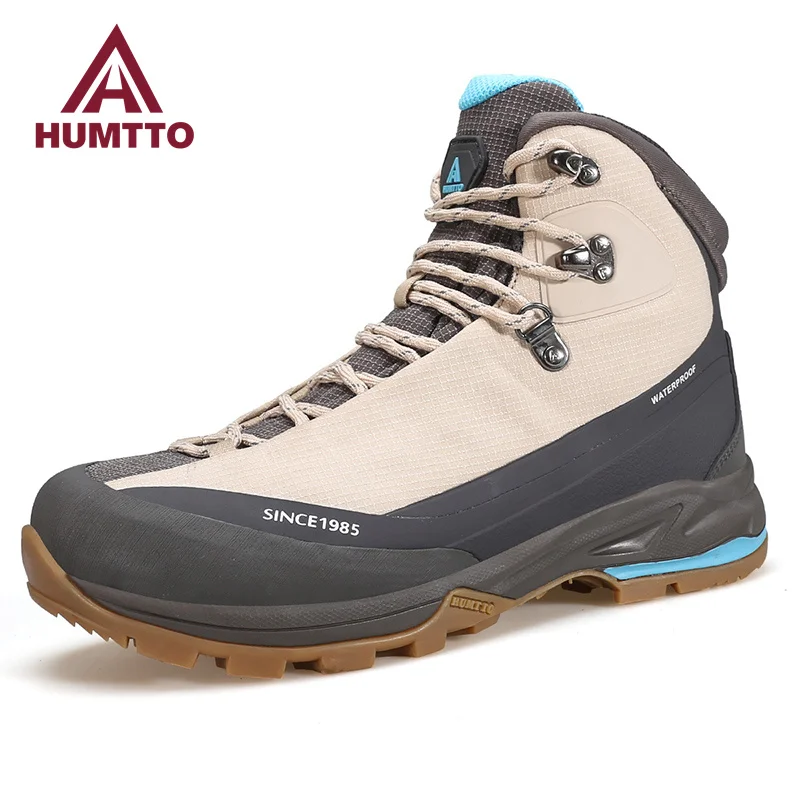 HUMTTO Waterproof Trekking Shoes for Women 2022 Winter Sports Climbing Hiking Boots Woman Luxury Designer Outdoor Womns Sneakers