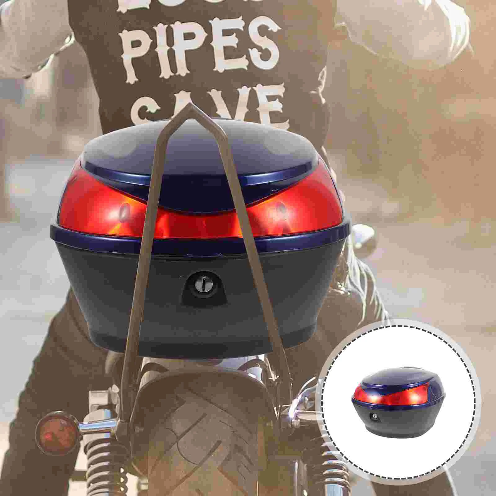 

Motorcycle Luggage Box Motorbike Luggage Case Travel Trunk Motorcycle Storage Sheds Hard Shell Scooter Carrier