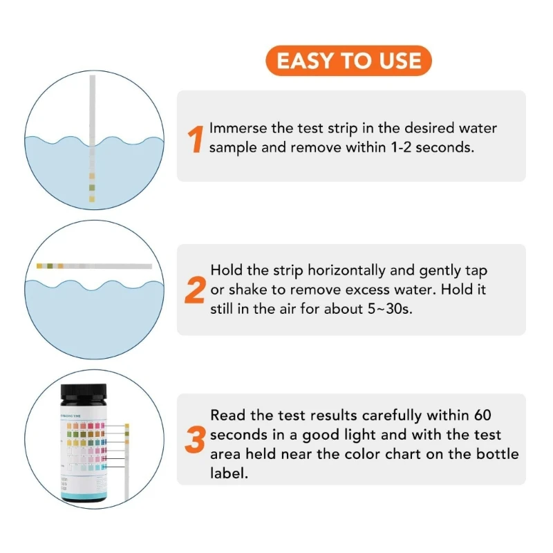 16 в 1 наборах для тестирования питьевой воды полосках тесте качества домах