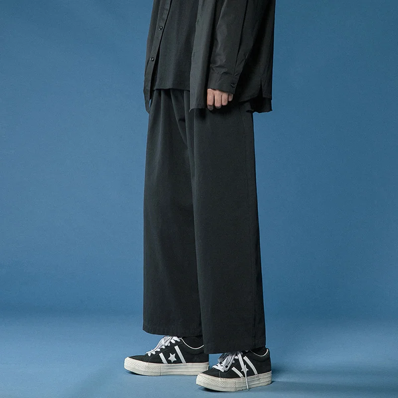 

Mens Black Harajuku Harem Pants 2023 Overalls Japanese Streetwear Joggers Sweatpants Korean Fashions Casual Trousers