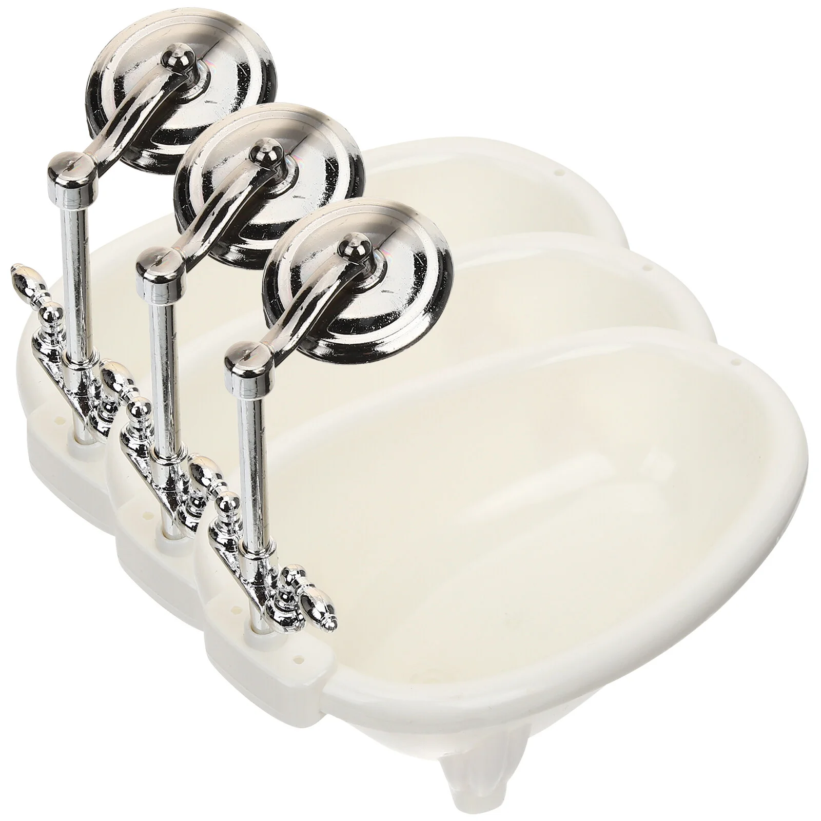 

3pcs Bathtub Mini Bathtub Model Miniature House Furniture Mini Bathroom Accessories