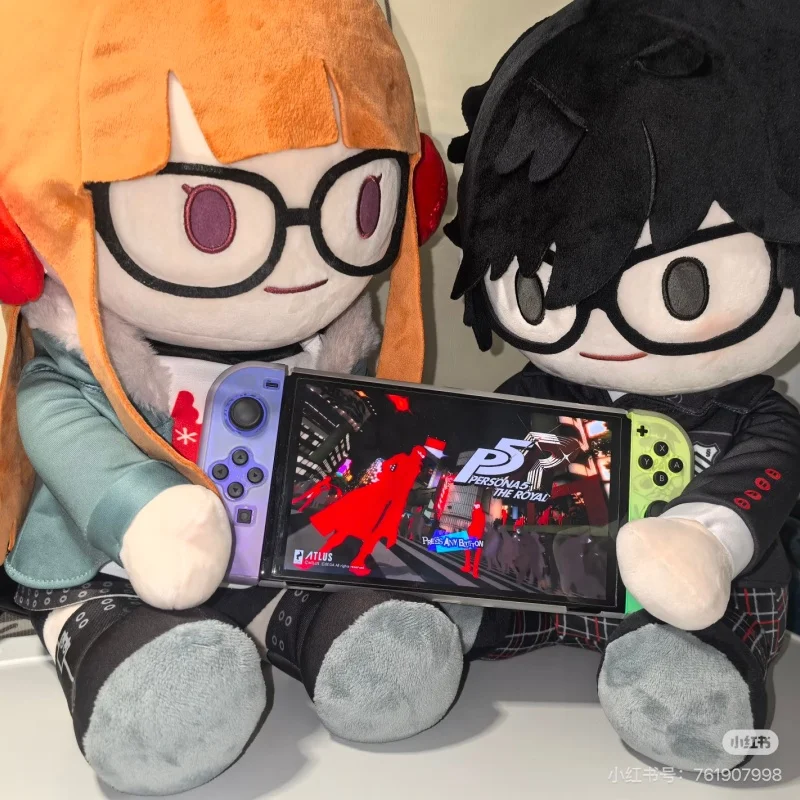 Фото Плюшевая коллекционная игрушка Bandai Persona 5 Royal P5R: Амамия Рен, Сакура Футаба, Энн Такамаки – высококачественная мягкая кукла для фанатов аниме №1