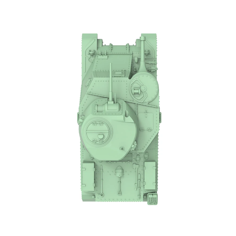 SSMODEL 511 V1.9 1/87 HO Масштаб Железнодорожная военная модель комплект среднего танка