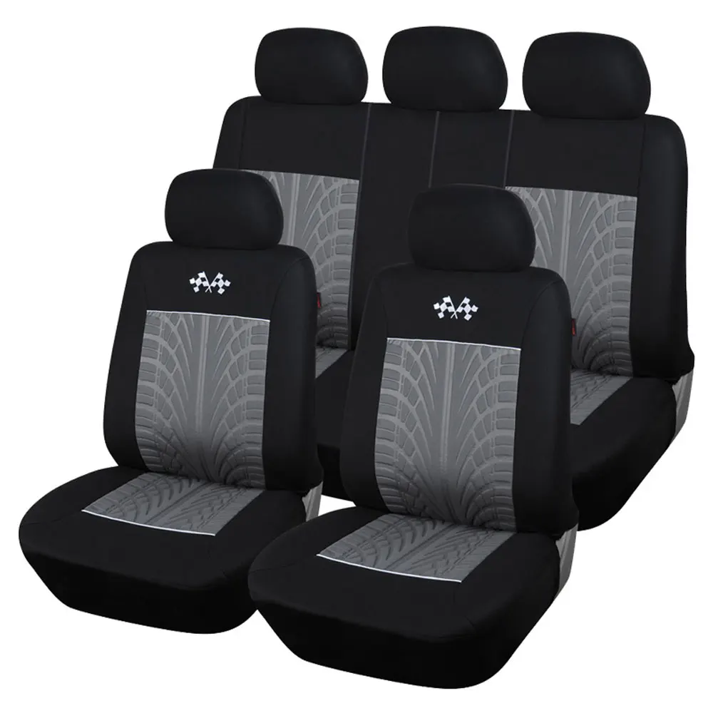 

QX.COM Full Coverage Flax Fiber Auto Seats Covers Linen Breathable Car Seat Cover For Renault Kadjar Kangoo 1 2 Koleos